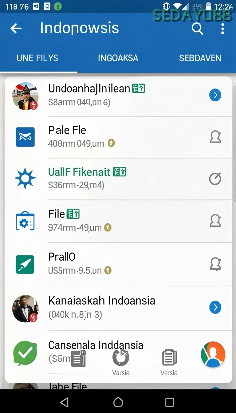 Cuplikan layar LANGIT777 — pengaturan akun