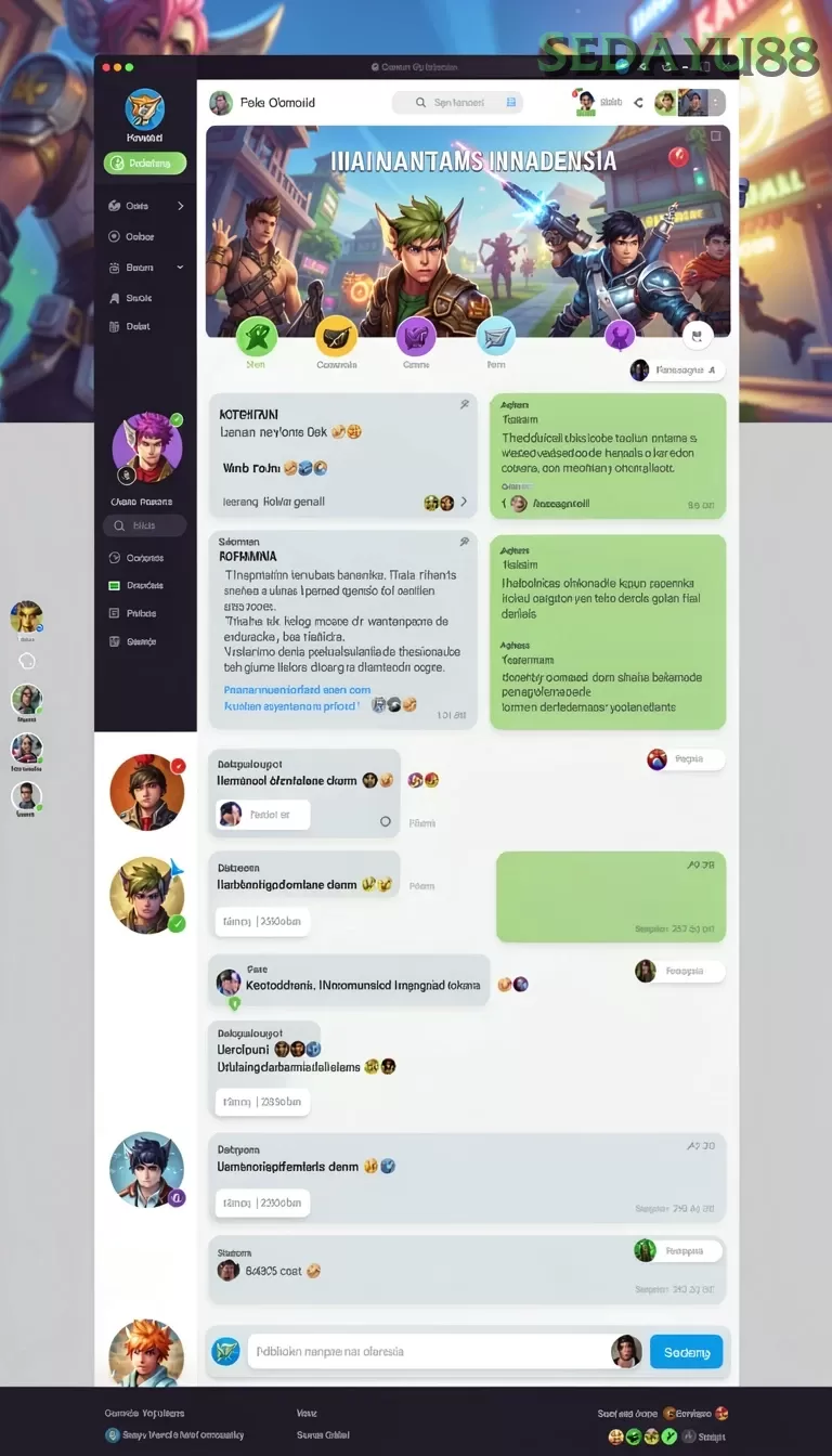 Cuplikan layar MERAHTOTO — menu navigasi