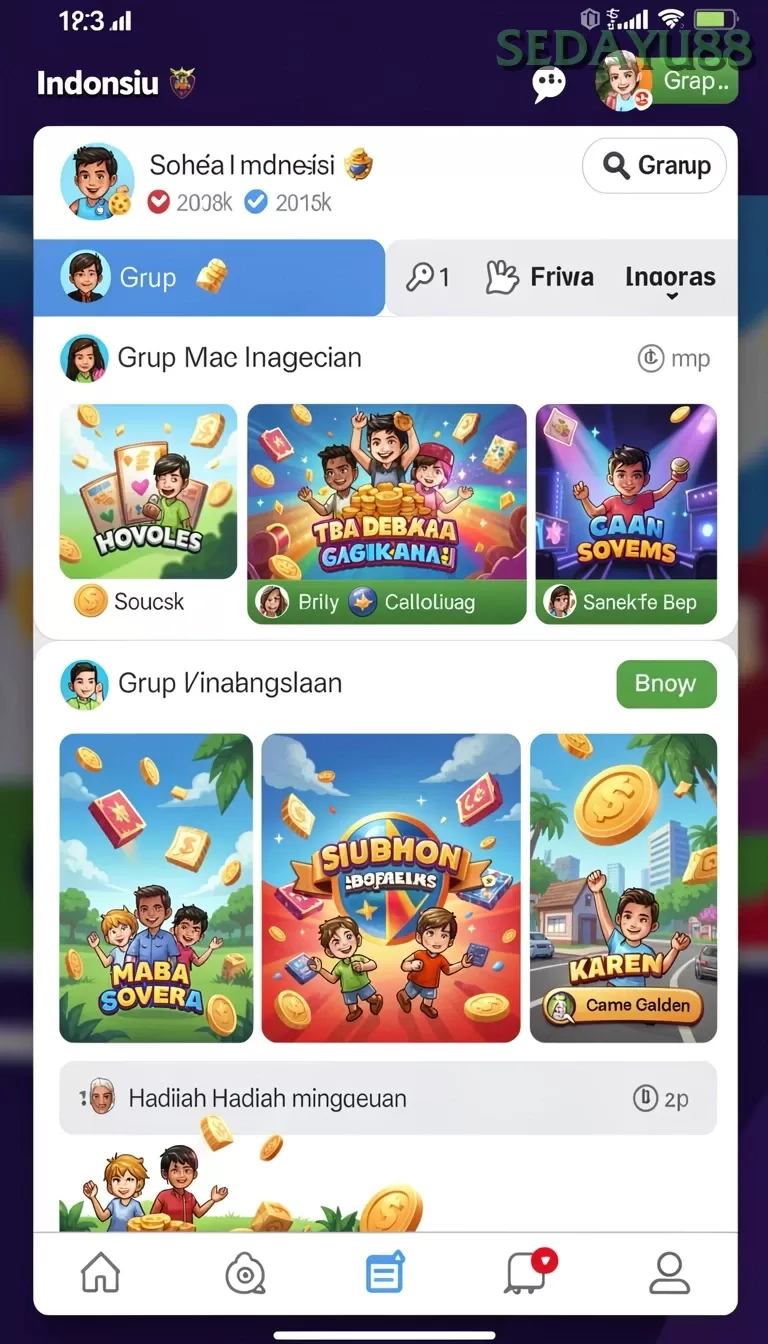 Cuplikan layar POS4D — menu navigasi